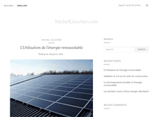 Tablet Screenshot of michelgaucher.com